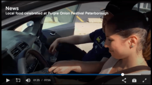 Electric Vehicles at Purple Onion Festival featured on Global News